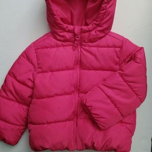 Toddler Girls Hooded Puffer Jacket